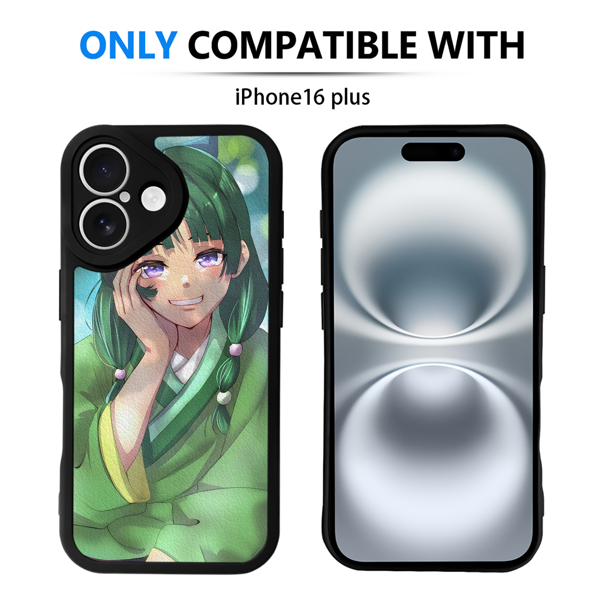 （画像用） 薬屋のひとりごと The Apothecary Diaries 【iPhone 16シリーズ対応】シリコンスマホケース（レザー調） 材質：シリコン